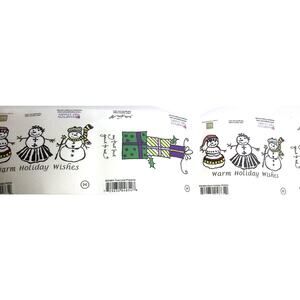 Hampton Art Christmas Stickers Warm Holiday Wishes And True Love Presents